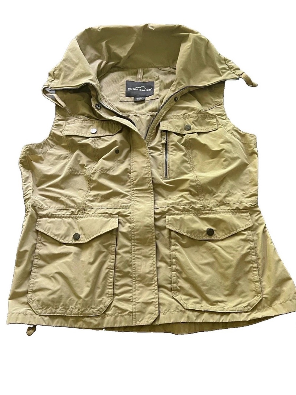 Eddie Bauer Travex Vest XL Safari Khaki